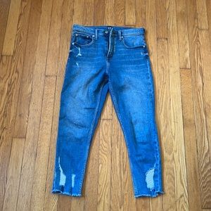 Gap Regular True Skinny Ripped Jeans